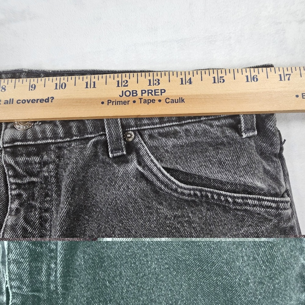 Vintage 90s Levi's 550 Orange Tab Black Denim Jeans Men's Size 36x32 Tapered - Picture 5 of 14